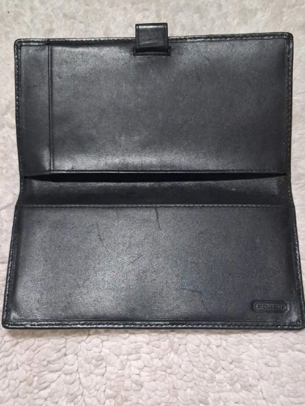 Coach Checkbook Cover